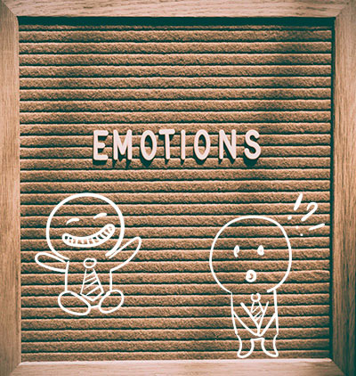 les emotions : 2 dessins d'enfants